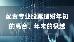 配资专业股票理财年初的高合、年末的极越