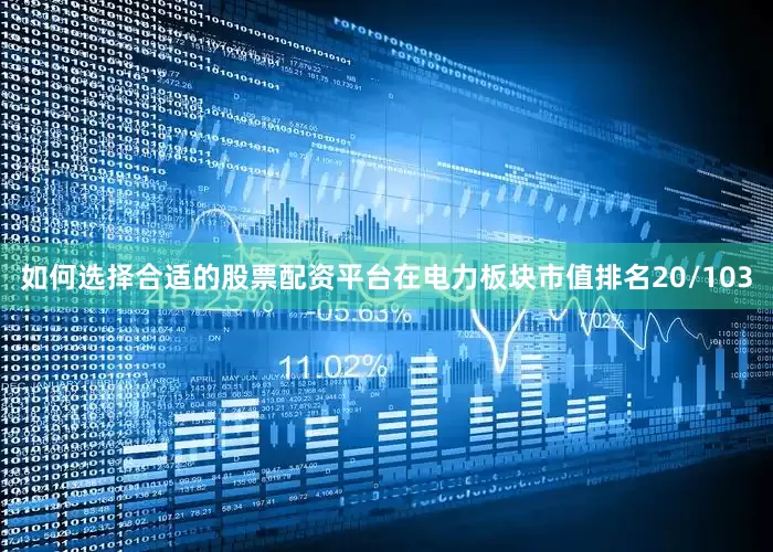 如何选择合适的股票配资平台在电力板块市值排名20/103