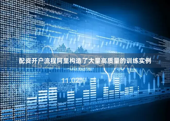 配资开户流程阿里构造了大量高质量的训练实例
